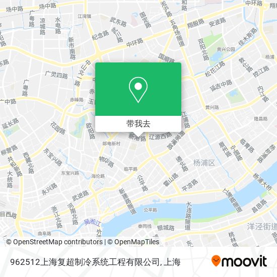 962512上海复超制冷系统工程有限公司地图