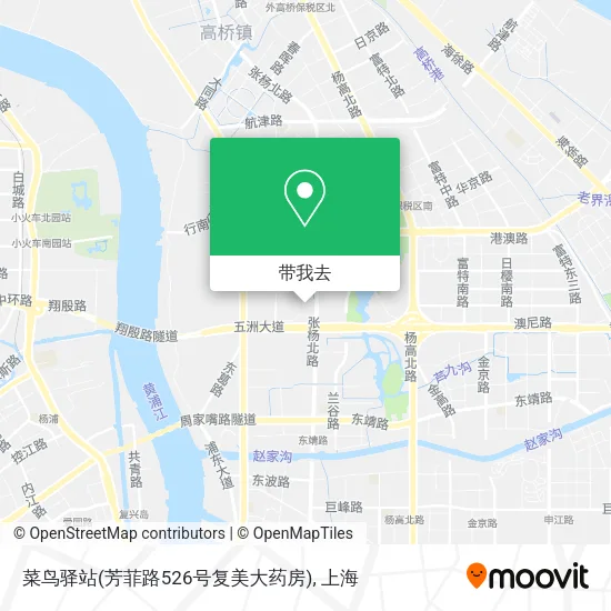 菜鸟驿站(芳菲路526号复美大药房)地图