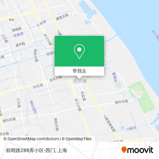 前哨路288弄小区-西门地图