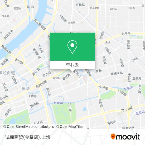 诚商商贸(金桥店)地图