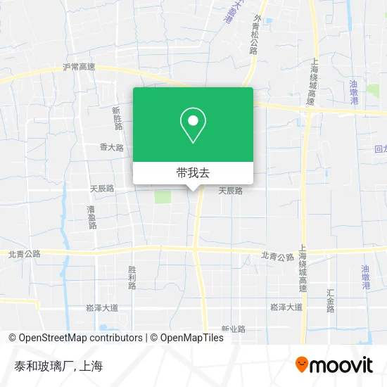 泰和玻璃厂地图