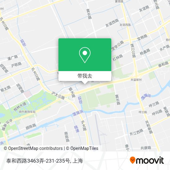 泰和西路3463弄-231-235号地图