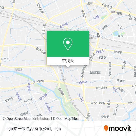上海陈一果食品有限公司地图