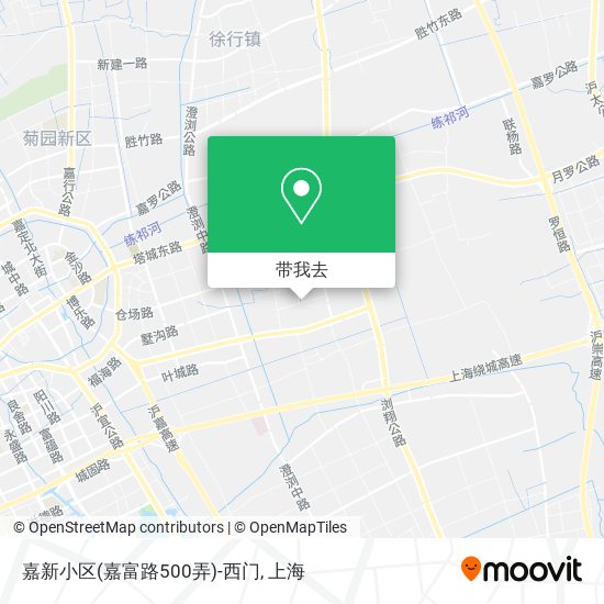 嘉新小区(嘉富路500弄)-西门地图