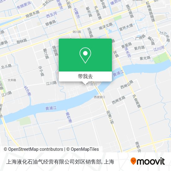 上海液化石油气经营有限公司郊区销售部地图