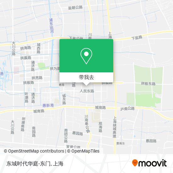 东城时代华庭-东门地图
