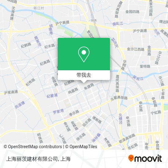 上海丽茨建材有限公司地图