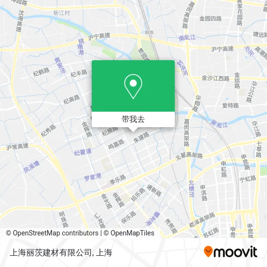 上海丽茨建材有限公司地图