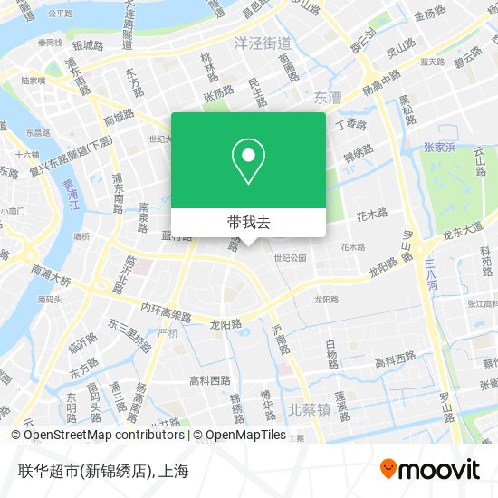 联华超市(新锦绣店)地图