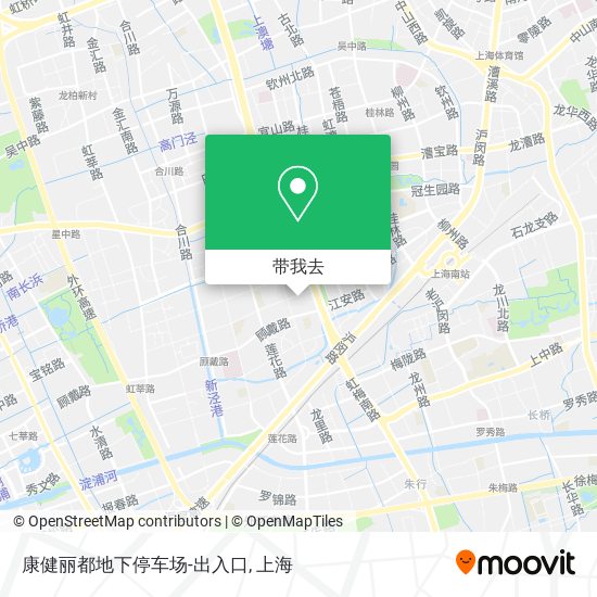 康健丽都地下停车场-出入口地图