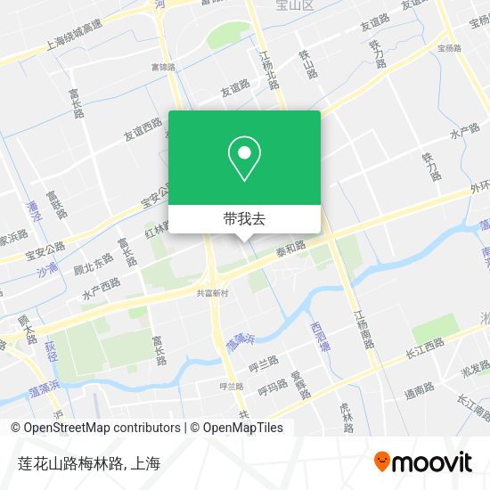 莲花山路梅林路地图