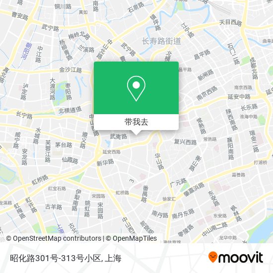 昭化路301号-313号小区地图