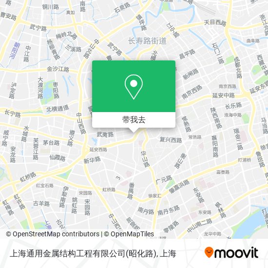 上海通用金属结构工程有限公司(昭化路)地图