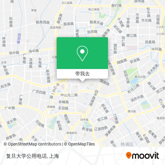 复旦大学公用电话地图