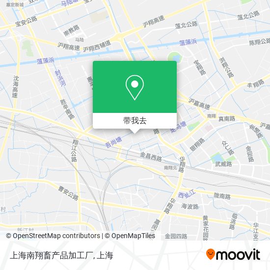 上海南翔畜产品加工厂地图