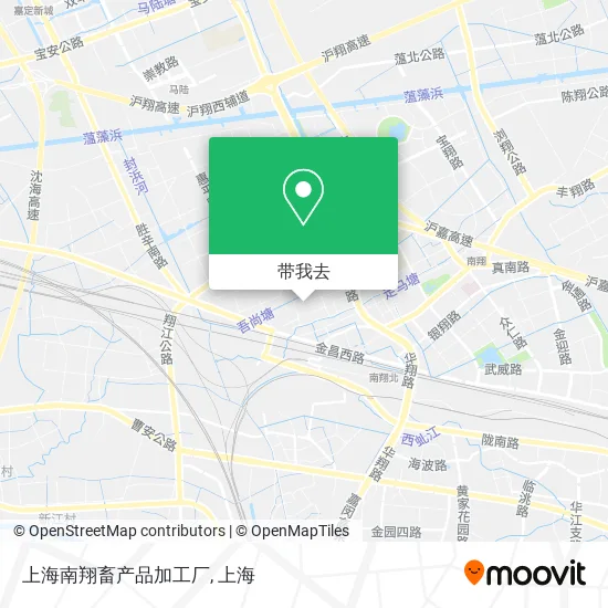 上海南翔畜产品加工厂地图