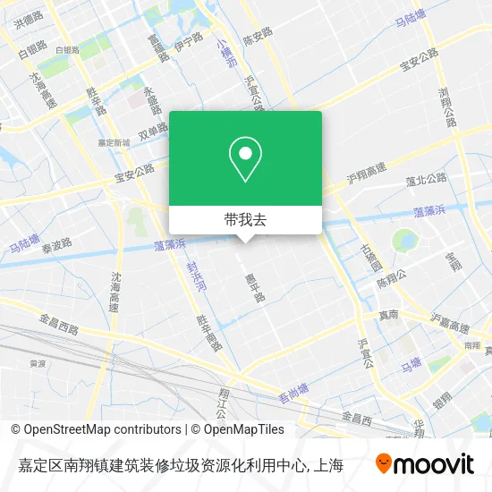 嘉定区南翔镇建筑装修垃圾资源化利用中心地图