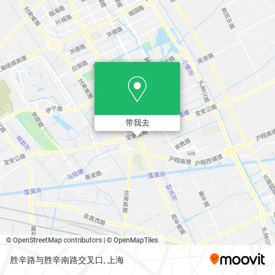 胜辛路与胜辛南路交叉口地图