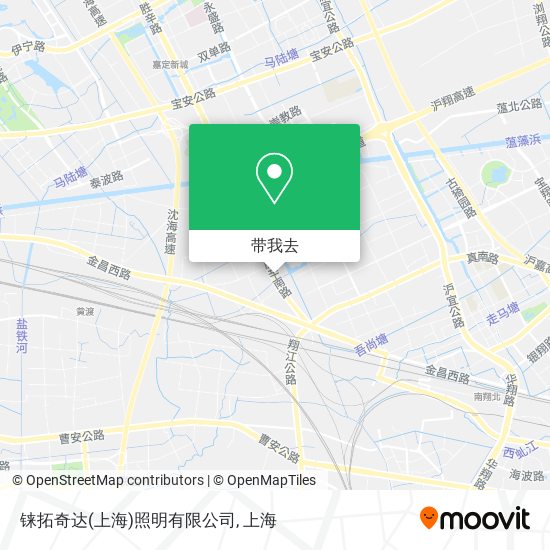 铼拓奇达(上海)照明有限公司地图