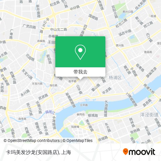 卡玛美发沙龙(安国路店)地图