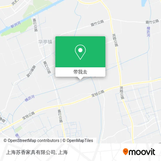 上海苏香家具有限公司地图