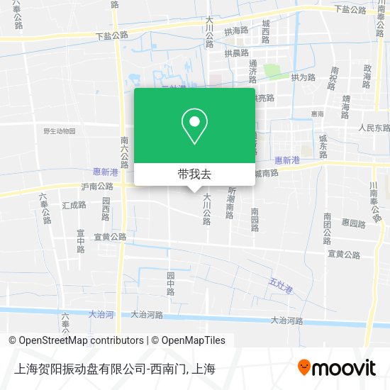 上海贺阳振动盘有限公司-西南门地图