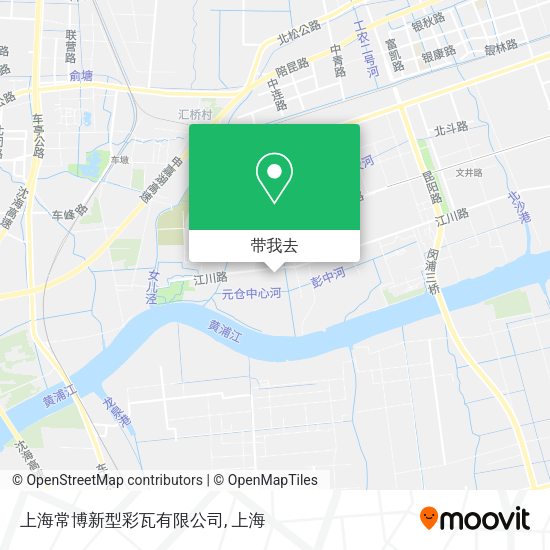 上海常博新型彩瓦有限公司地图