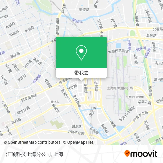 汇顶科技上海分公司地图