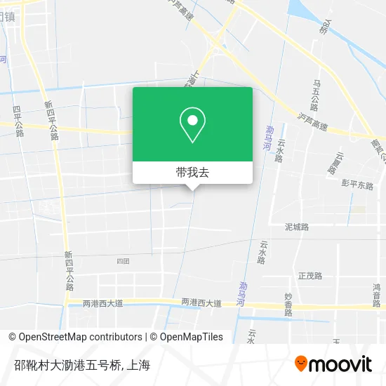 邵靴村大泐港五号桥地图