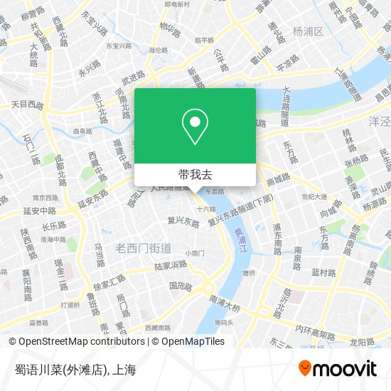 蜀语川菜(外滩店)地图