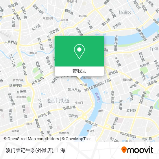 澳门荣记牛杂(外滩店)地图