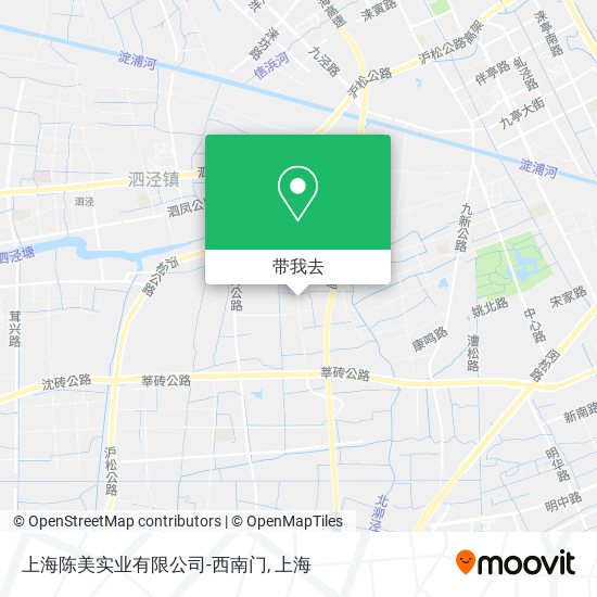 上海陈美实业有限公司-西南门地图