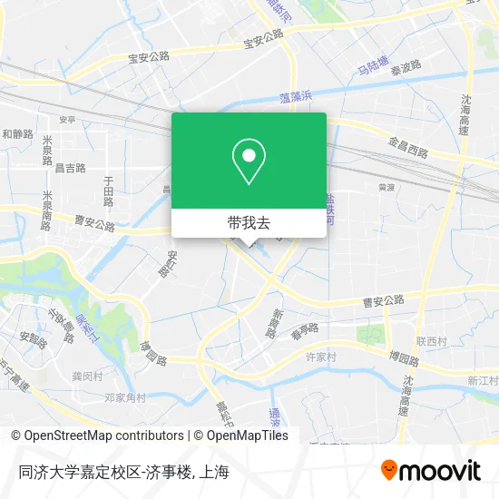 同济大学嘉定校区-济事楼地图