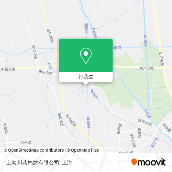 上海川巷棉纺有限公司地图