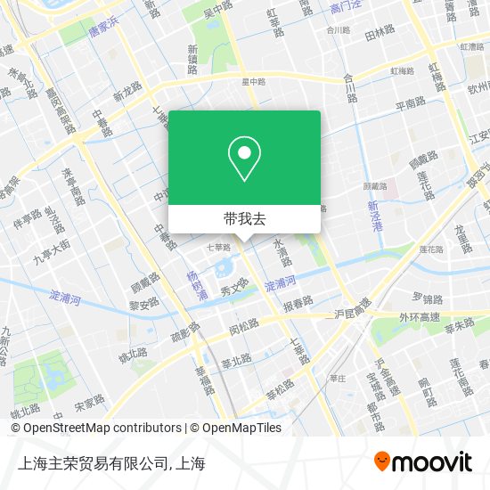 上海主荣贸易有限公司地图