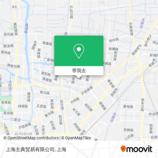 上海主典贸易有限公司地图
