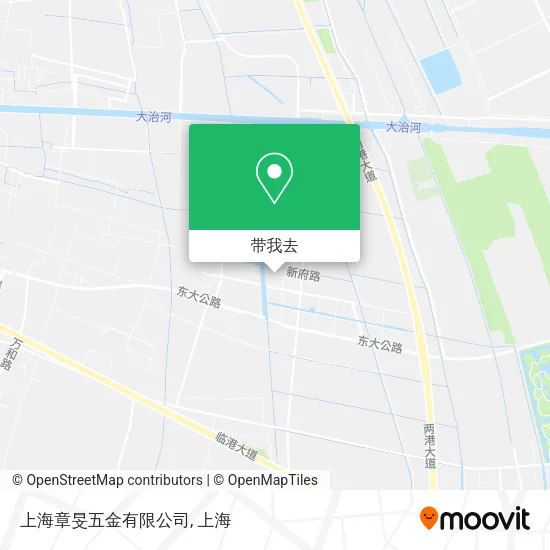 上海章旻五金有限公司地图