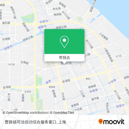 曹路镇司法信访综合服务窗口地图