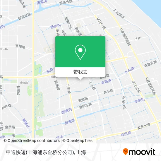 申通快递(上海浦东金桥分公司)地图