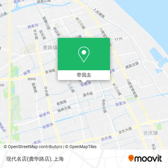 现代名店(龚华路店)地图