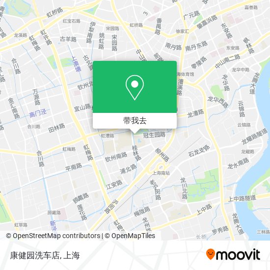 康健园洗车店地图