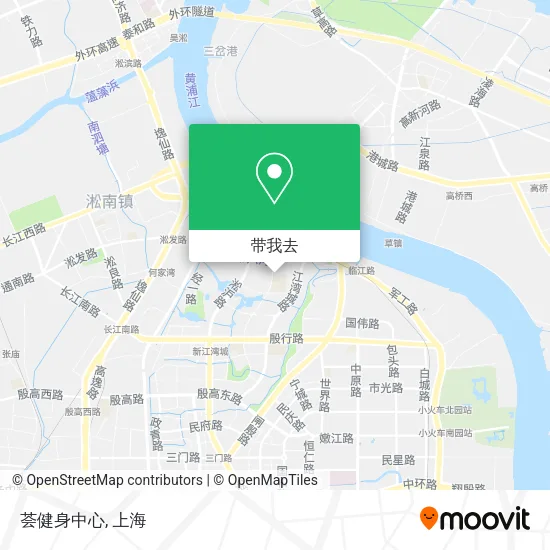 荟健身中心地图