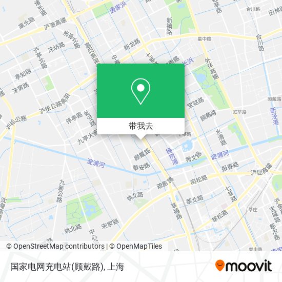 国家电网充电站(顾戴路)地图