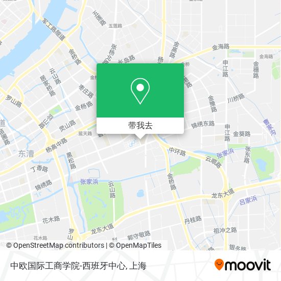 中欧国际工商学院-西班牙中心地图