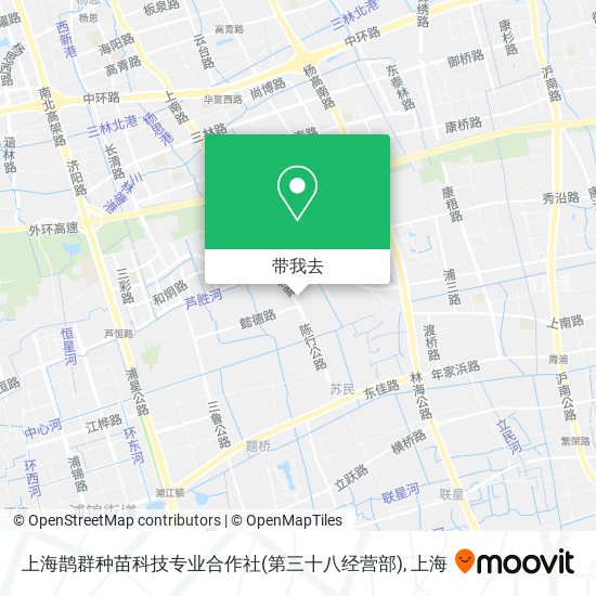上海鹊群种苗科技专业合作社(第三十八经营部)地图