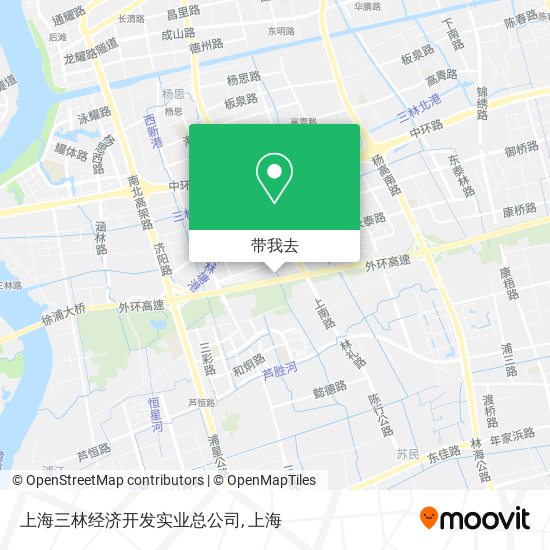 上海三林经济开发实业总公司地图