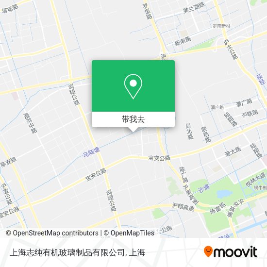 上海志纯有机玻璃制品有限公司地图