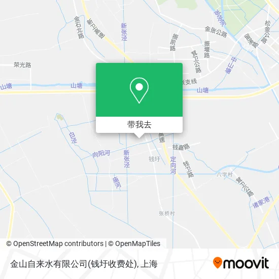 金山自来水有限公司(钱圩收费处)地图