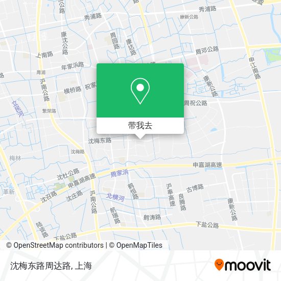 沈梅东路周达路地图