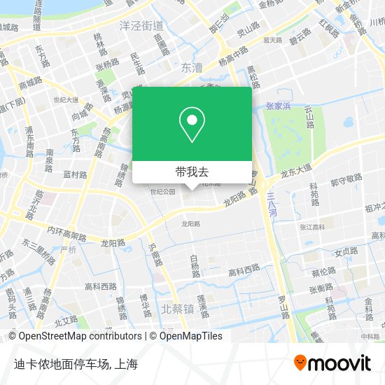迪卡侬地面停车场地图